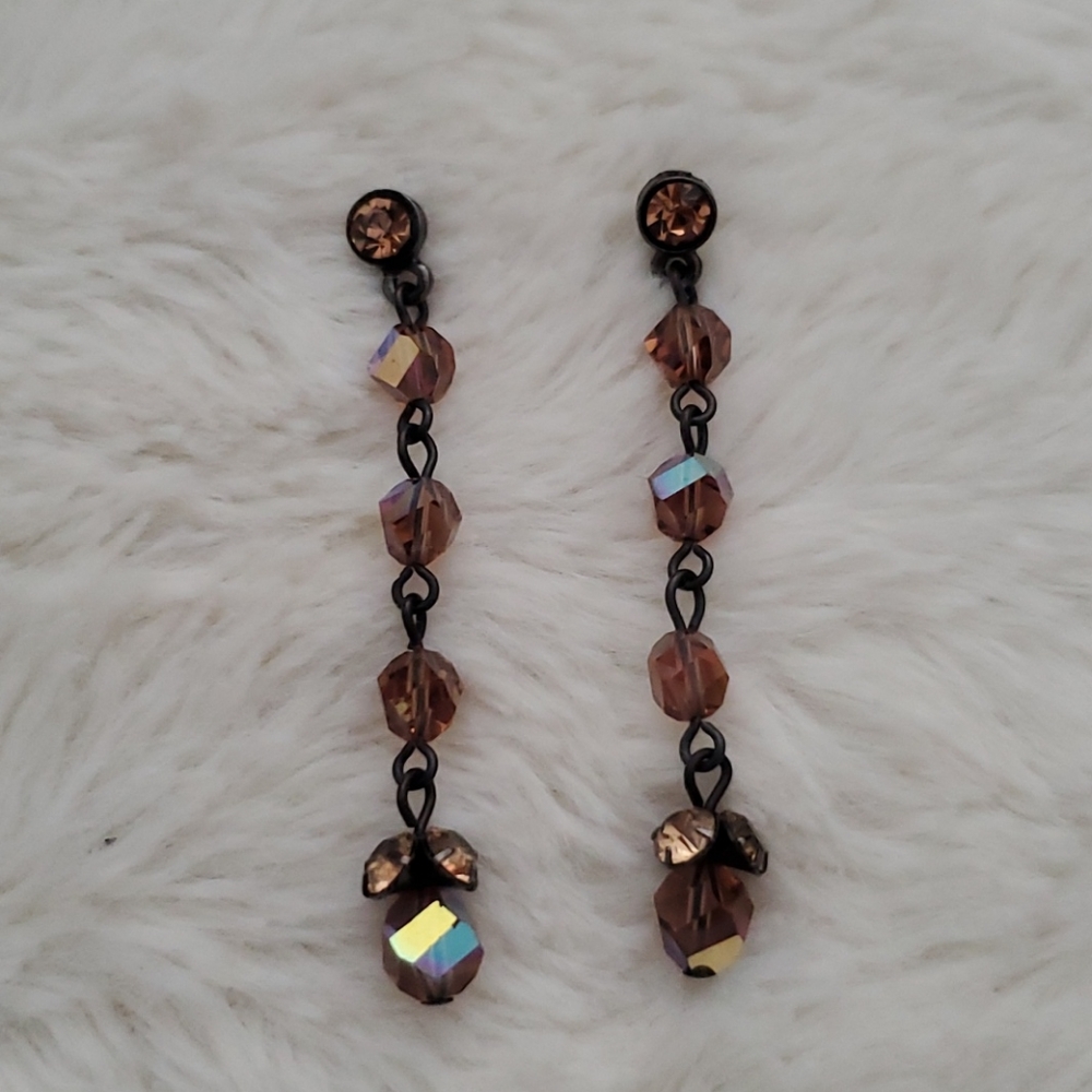 Bronze Drop Earrings